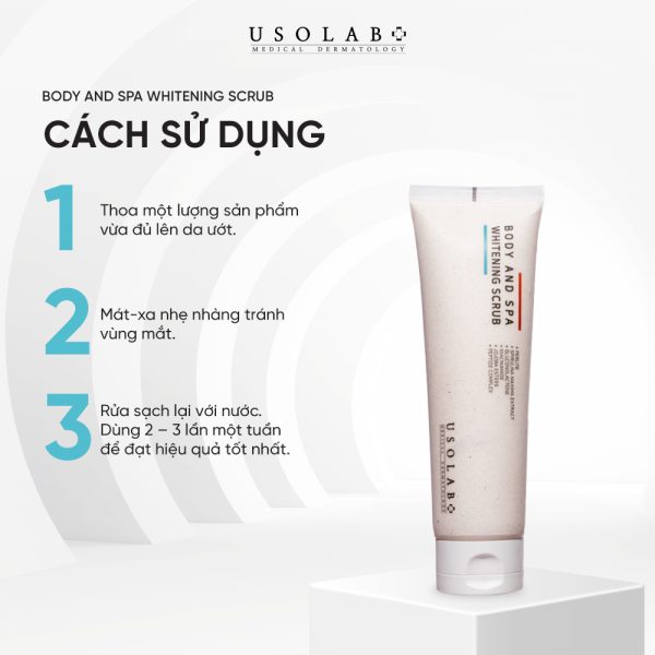Kem tẩy tế bào chết BODY AND SPA WHITENING SCRUB 200ML - Hình ảnh 2