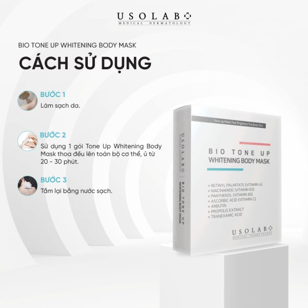 BIO TONE UP WHITENING BODY MASK - ảnh 4