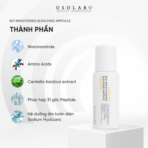 Tinh chất trắng da USOLAB Brightening Bleaching Ampoule 50ml - ảnh 4