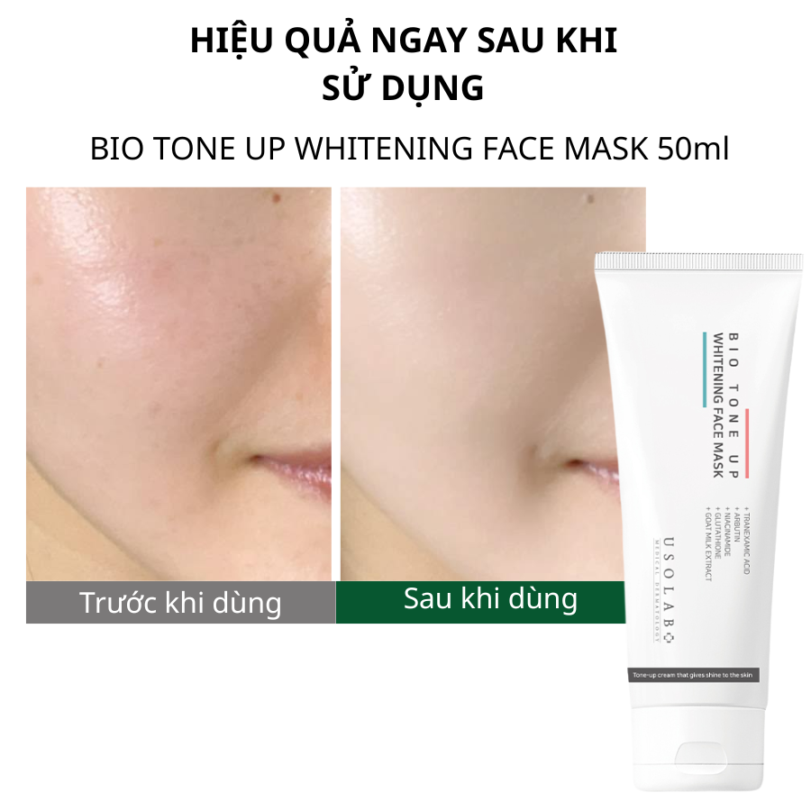 bio tone up whitening face mask 250ml
