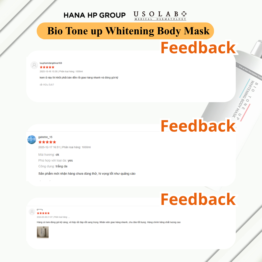 BIO TONE UP WHITENING BODY MASK 