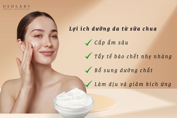 Mặt nạ dưỡng ẩm cho da khô từ sữa chua giúp da mềm mịn tức thì - ảnh 1