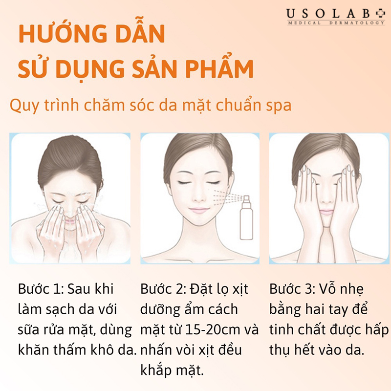 Xịt khoáng sử dụng như thế nào?