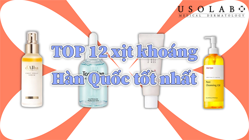TOP xịt khoáng Hàn Quốc