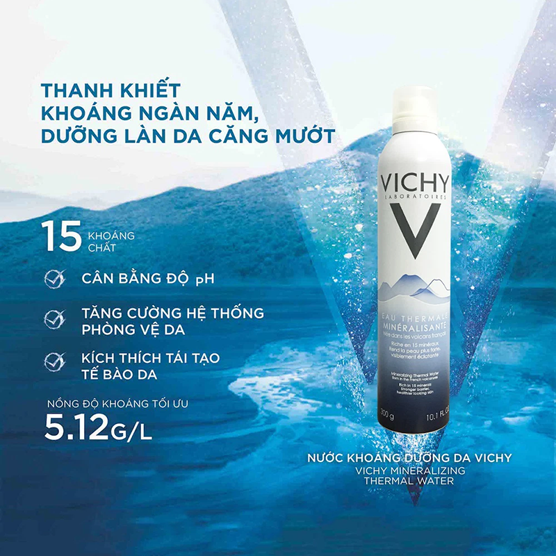 Xịt khoáng dưỡng da VICHY Thermal Spa Water