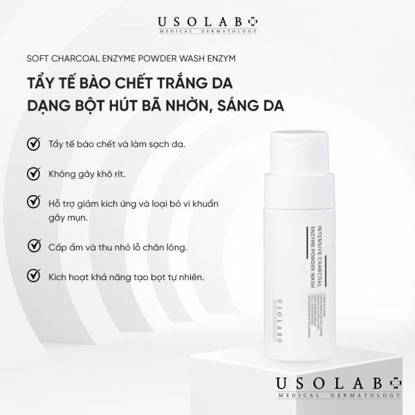 enzyme Usolab Soft charcoal enzyme powder wash - ảnh 2