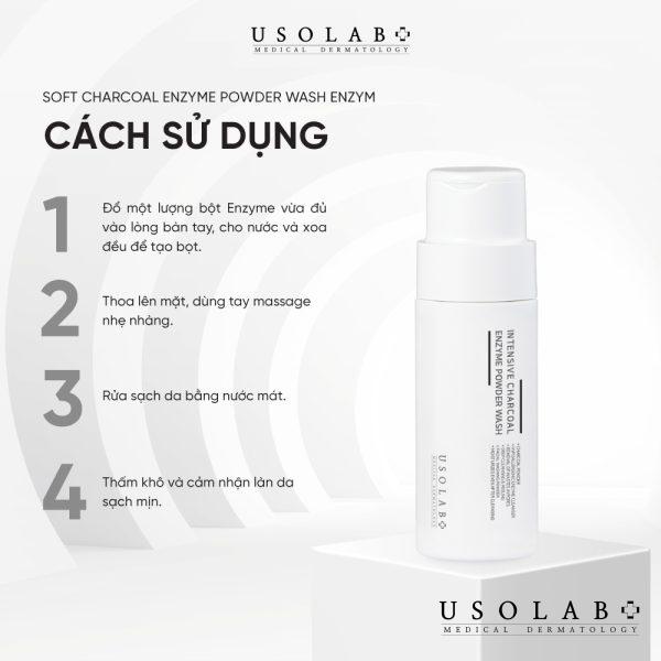 enzyme Usolab Soft charcoal enzyme powder wash - ảnh 4