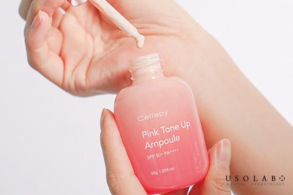 Serum Trắng Da Mờ Thâm Cellapy Pink Tone Up Ampoule