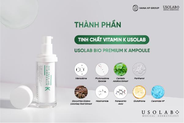 Thành phần chính và công dụng vượt trội của K Ampoule