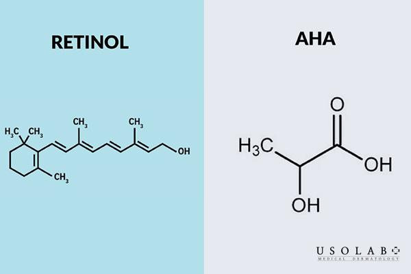 Retinol, AHA và BHA đều là những hoạt chất mạnh, có tác dụng thúc đẩy quá trình tái tạo da