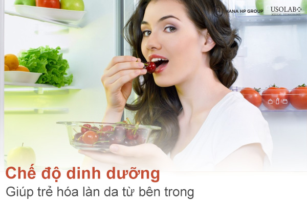 Chế độ dinh dưỡng giúp trẻ hóa làn da từ bên trong