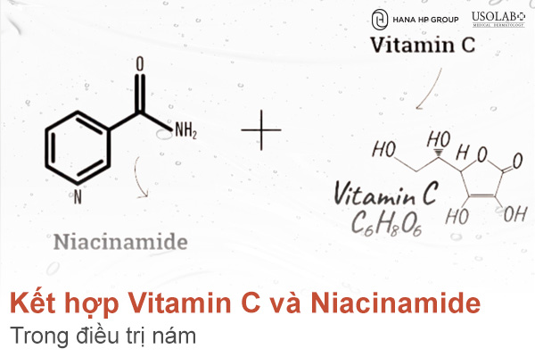 Cách kết hợp Vitamin C và Niacinamide trong điều trị nám