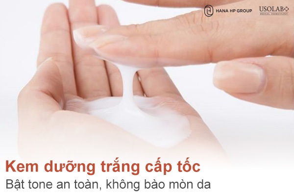 Kem dưỡng trắng cấp tốc loại nào tốt? Bật tone an toàn, không bào mòn da