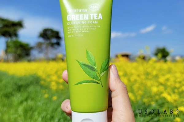 Hebeheba Real Green Tea Cleansing Foam
