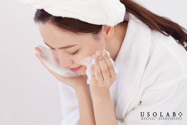 Cách dùng sữa rửa mặt trà xanh