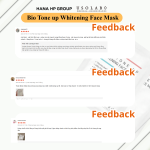 bio tone up whitening face mask 5ml