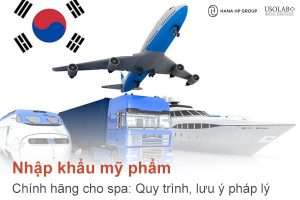 Nhập khẩu mỹ phẩm chính hãng spa