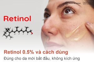 Retinol 0.5% cách dùng