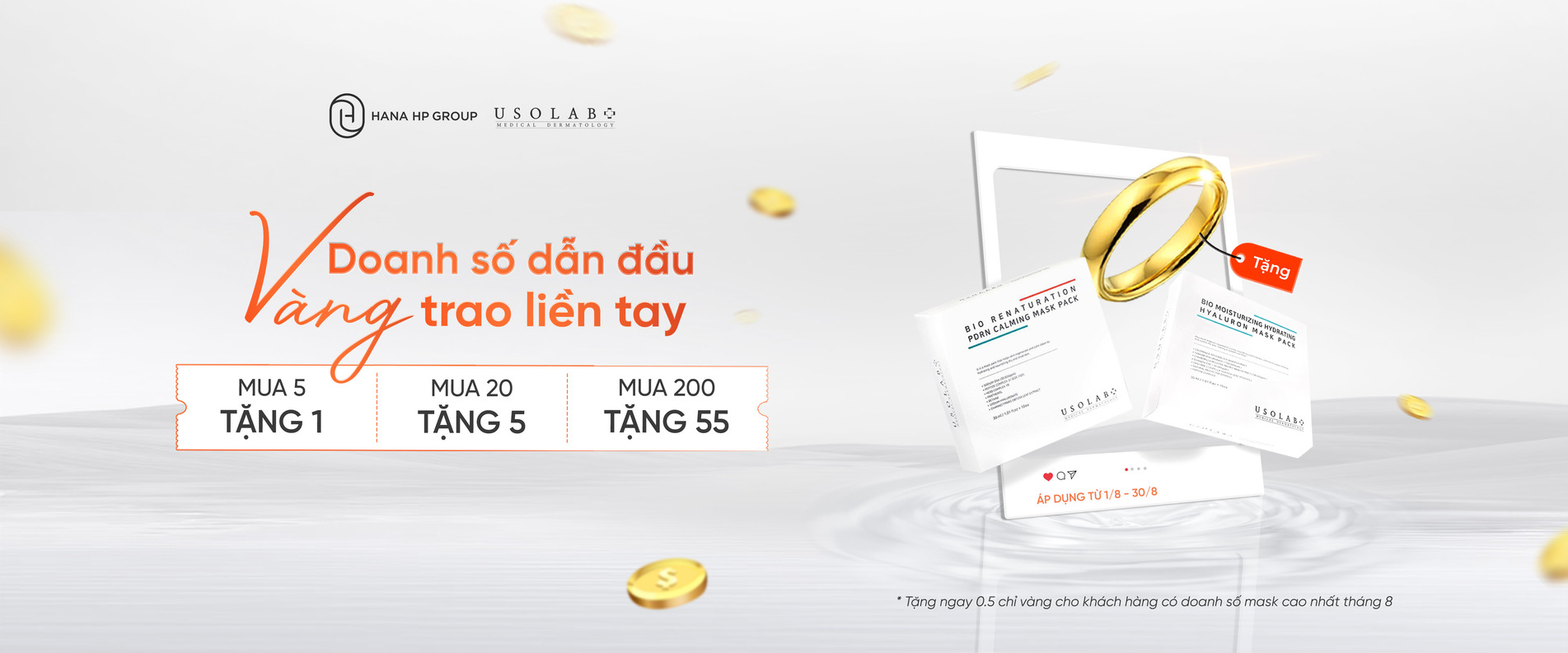 tặng vàng