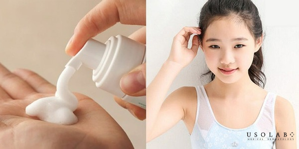 Sữa rửa mặt dành cho tuổi dậy thì