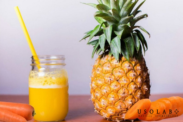 Công thức cam cà rốt dứa giàu vitamin C