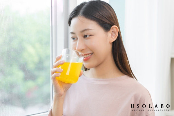 Uống C sủi chống oxy, kích thích sản sinh collagen, làm sáng da 