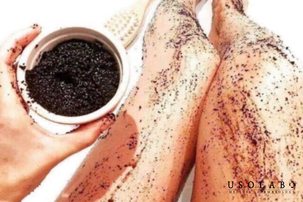 Cách tắm trắng body bằng xác cà phê