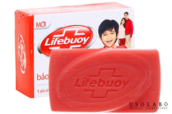 Xà phòng Lifebuoy có thành phần chính tập trung vào khả năng làm sạch và diệt khuẩn
