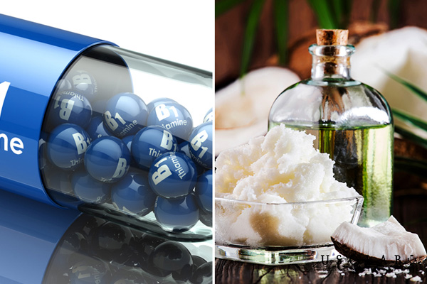 Vitamin B1 và dầu dừa