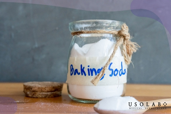 Baking soda – làm mờ vết thâm, đều màu da