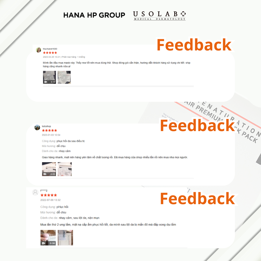 Bio Renaturation Repair Premium Mask Pack Usolab