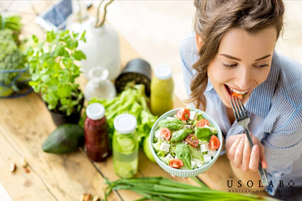 Ăn uống nhiều rau củ, trái cây giàu vitamin