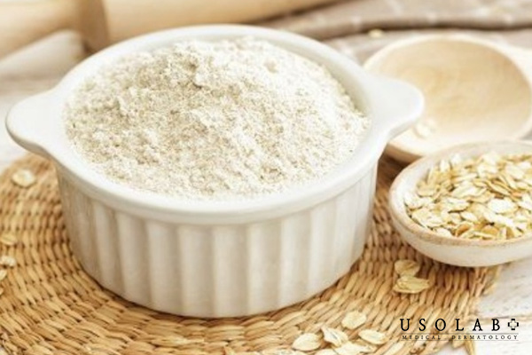 Bột yến mạch – tẩy tế bào chết dịu nhẹ, sáng da dần