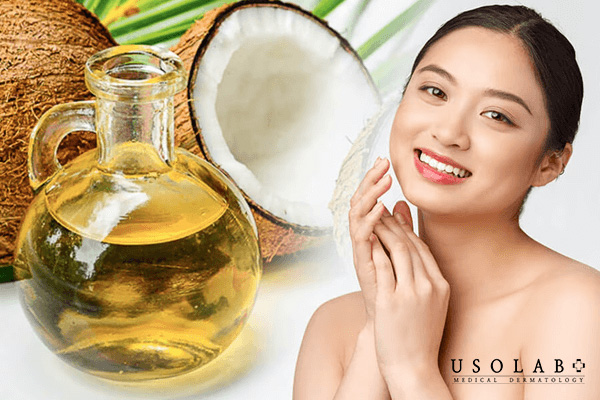 Dùng dầu dừa dưỡng trắng da không bị bắt nắng