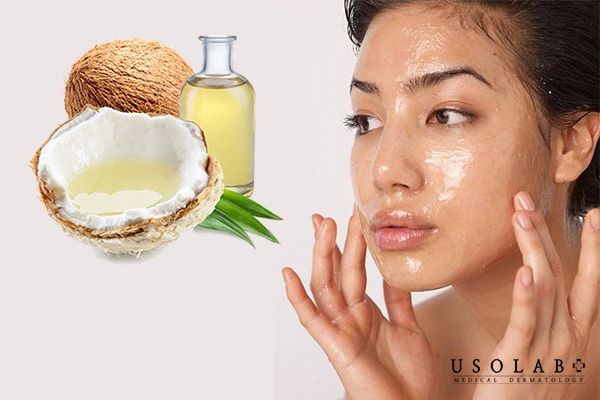 Lưu ý khi dưỡng trắng da bằng dầu dừa