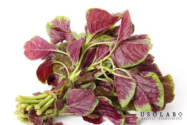 Rau dền chống oxy hóa và nuôi dưỡng da sáng hồng