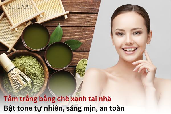 tắm trắng bằng chè xanh