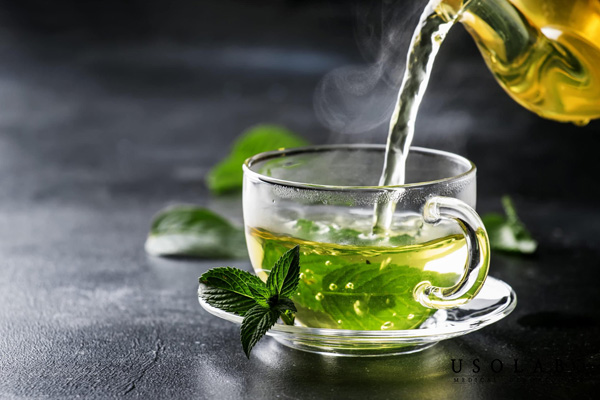 Trà xanh chống oxy hóa và giảm tổn thương da
