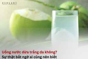 uống nước dừa có trắng da không