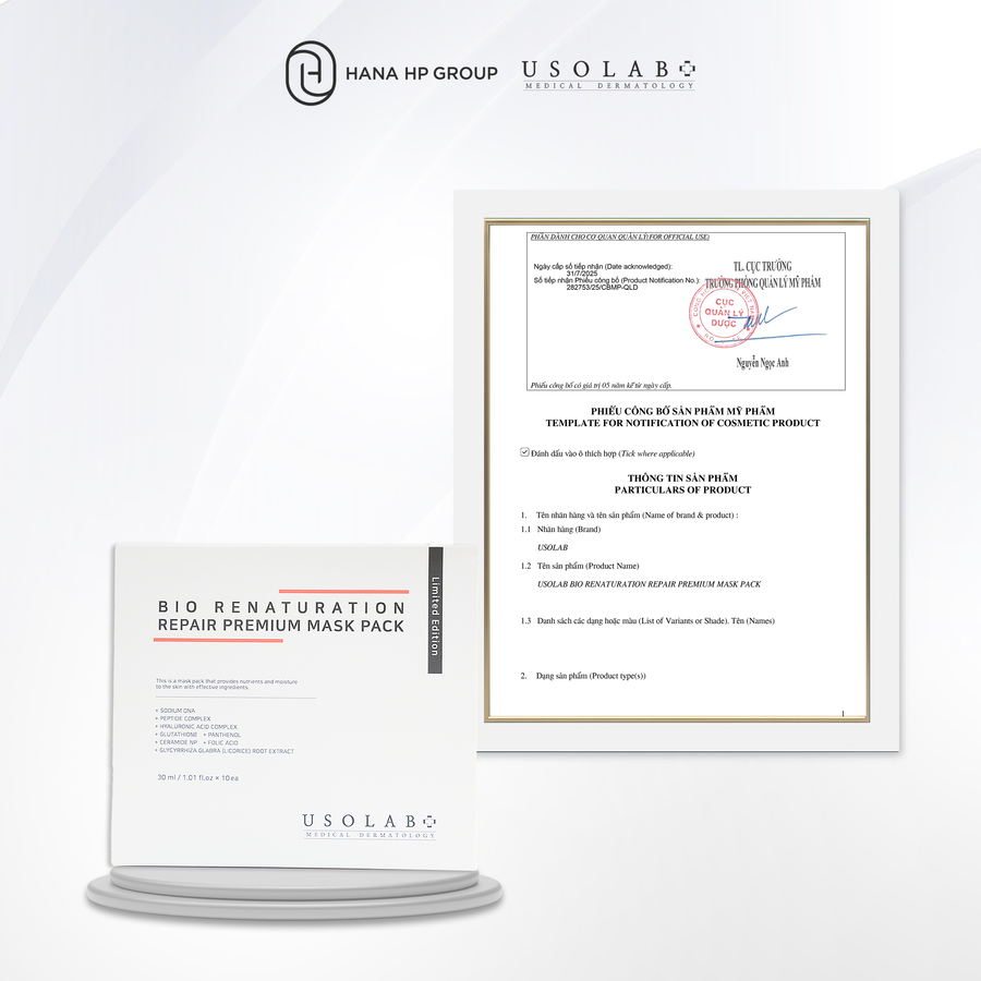 Bio Renaturation Repair Premium Mask Pack