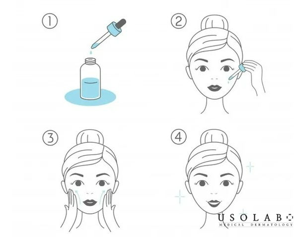 Serum Vitamin C nên được sử dụng sau bước rửa mặt và toner Serum Vitamin C nên được sử dụng sau bước rửa mặt và toner