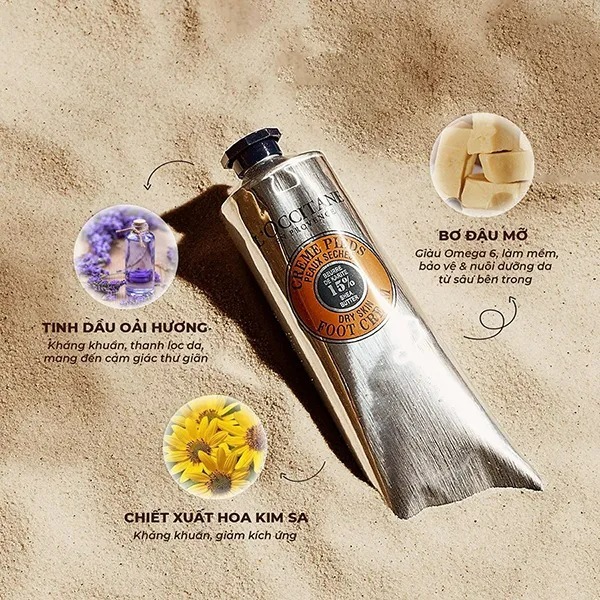 Kem Dưỡng Chân Bơ Đậu Mỡ L'occitane Shea Butter Foot Cream