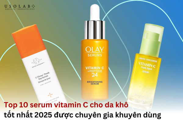 serum vitamin c cho da khô