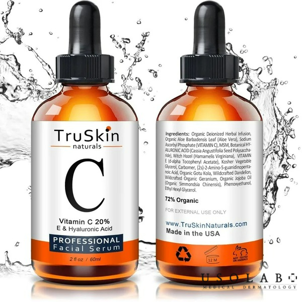Serum Truskin Naturals Vitamin C 20% E & Hyaluronic Acid, 30ml Serum Truskin Naturals Vitamin C 20% E & Hyaluronic Acid, 30ml