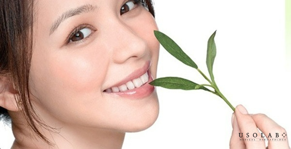 xông mặt bằng rau răm