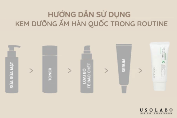 Việc sử dụng kem dưỡng ẩm Hàn Quốc hằng ngày là lựa chọn hoàn toàn phù hợp