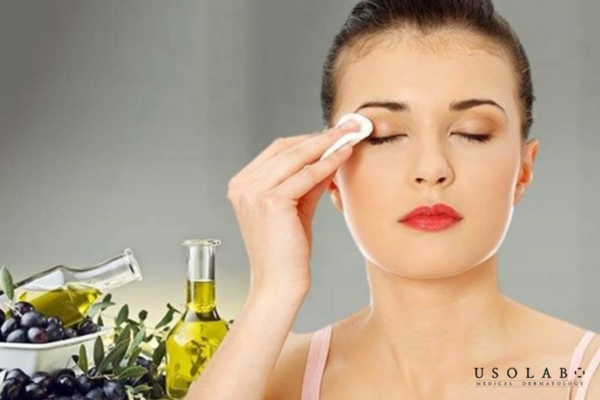 Dầu dừa, dầu oliu giúp nhũ hoá lớp trang điểm trên da