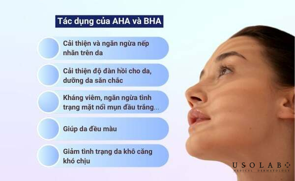 AHA (Alpha Hydroxy Acids) và BHA (Beta Hydroxy Acids) AHA (Alpha Hydroxy Acids) và BHA (Beta Hydroxy Acids)