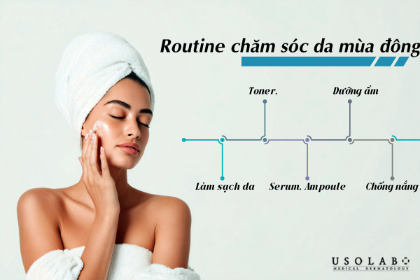 Routine gợi ý cho da khô vào mùa đông Routine gợi ý cho da khô vào mùa đông