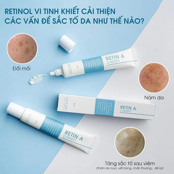 Retin A Cream trẻ hóa, căng bóng, sáng da, giảm mụn tuýp 30ml